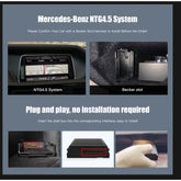 Mercedes 2011-2015 NTG4.5 Plug&Play Retrofit Wireless CarPlay & Android Auto NTG4.5 with Becker Slot Apple CarPlay &